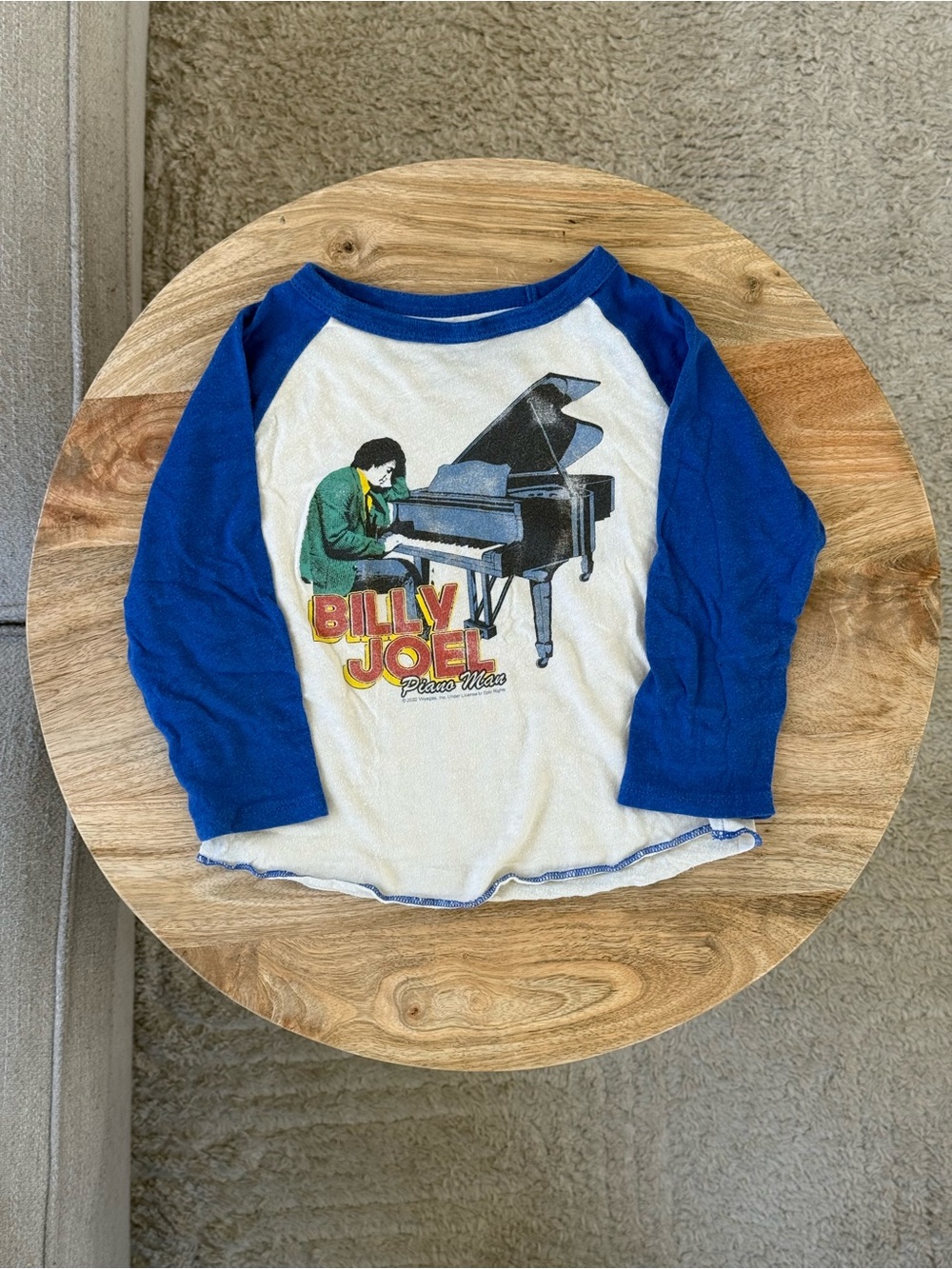 Rowdy Sprout Billy Joel Piano Man Tee